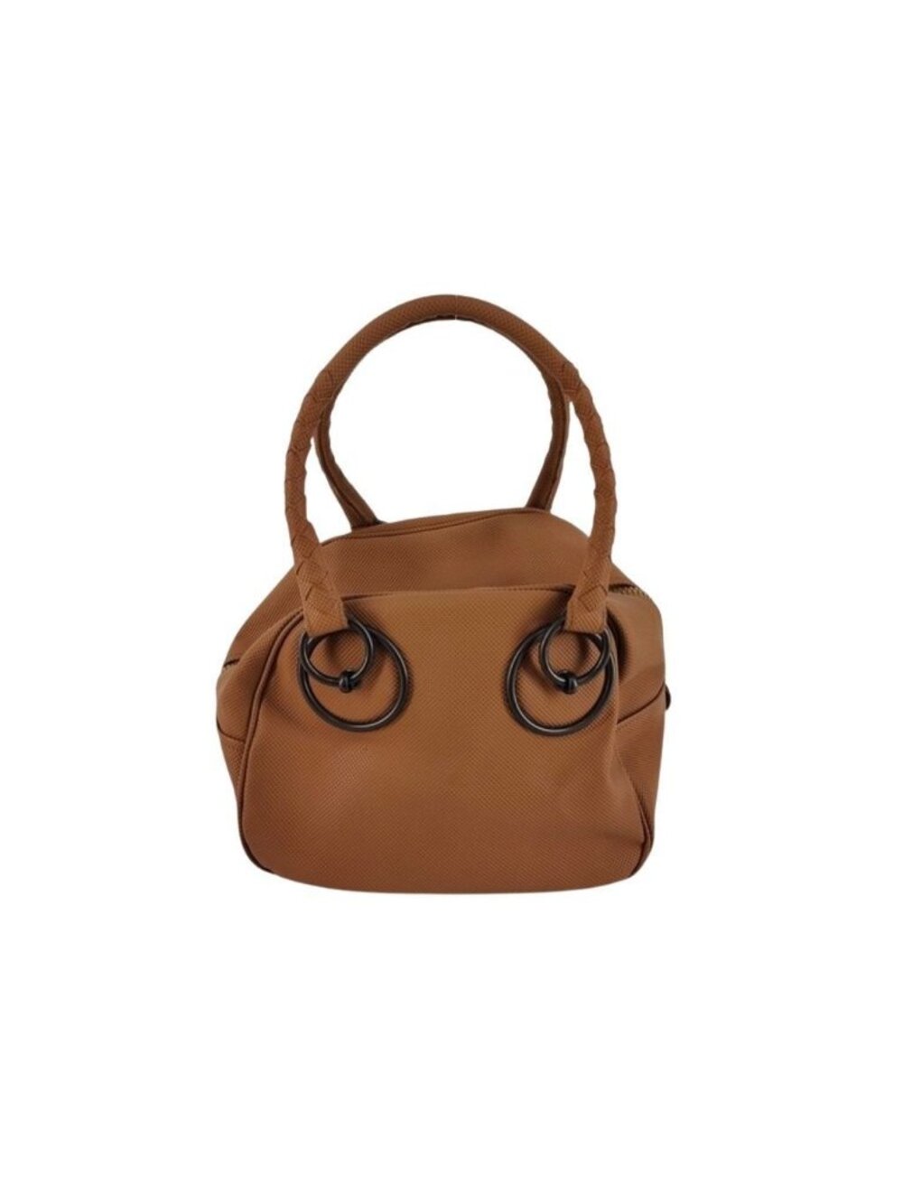 Bottega Veneta Marco Polo Brown Mini Boston Bag